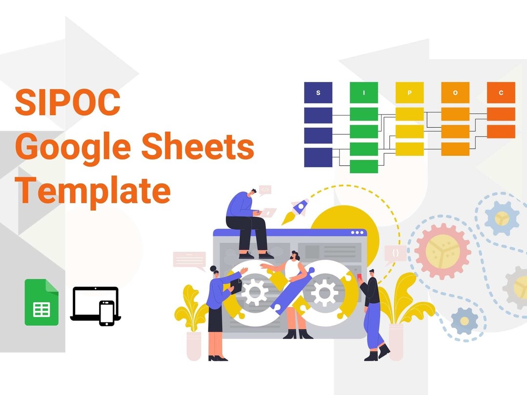 SIPOC Diagram | Google Sheets Template | Project Improvement Tool - Etsy