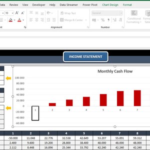 NPV & IRR Calculator Template | Excel Template | Calculate Net Present ...