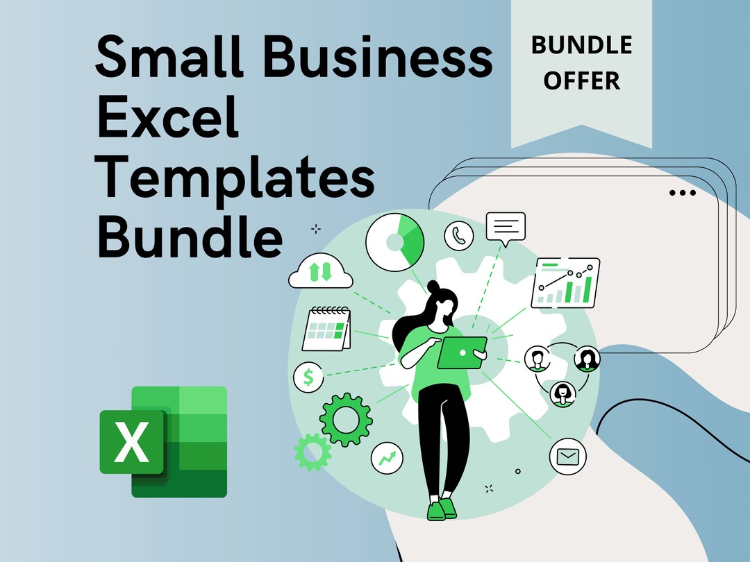 Small Business Excel Templates Bundle | Top Selling Smes - Etsy