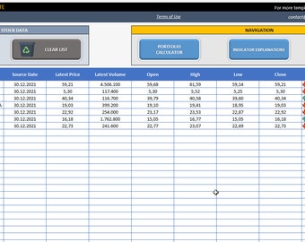 Calculadora de precios de acciones de Excel: Seguimiento de cartera en  tiempo real