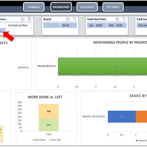 Kanban Board Excel Template | Agile Project Management | Task Tracker ...