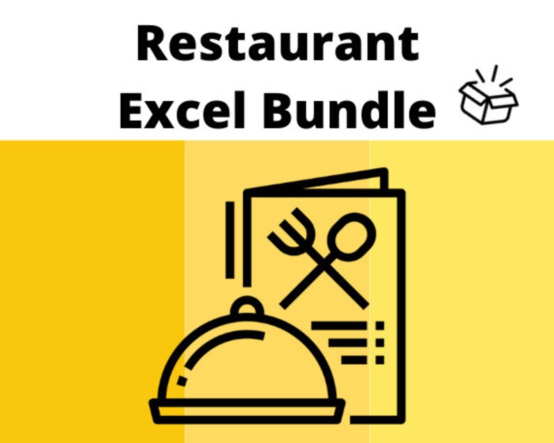 Restaurant Excel Templates Bundle Discount Food Business Etsy Restaurant Excel Templates Bundle Discount Food Business Etsy