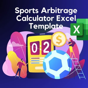 Sports Arbitrage Calculator | Excel Template to Calculate Odds and Stakes | Arbitrage betting