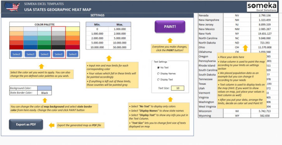 USA Geographic Heat Map Excel - Il 1140xN.2075672329 Niw0