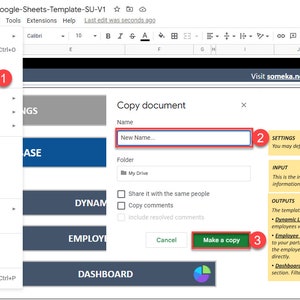 Employee Database | Google Sheets | HR Database Template | Human ...
