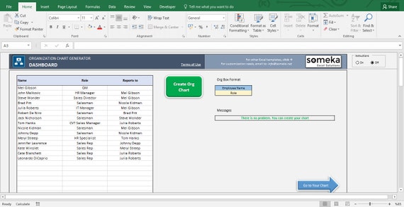 How To Create Org Chart In Google Sheets