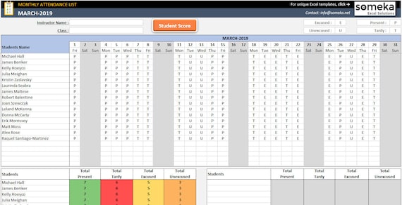 Attendance Excel Template from i.etsystatic.com