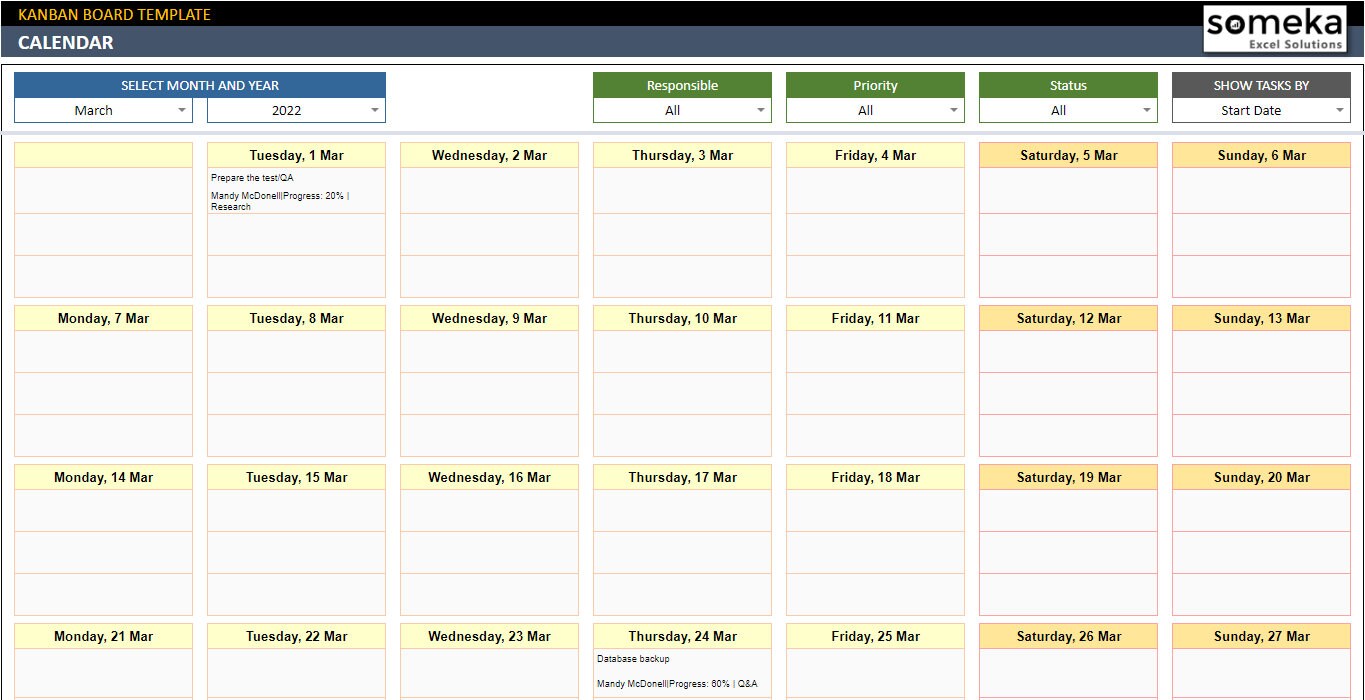 Kanban Board Google Sheets Template Kanban Agile Board - Etsy