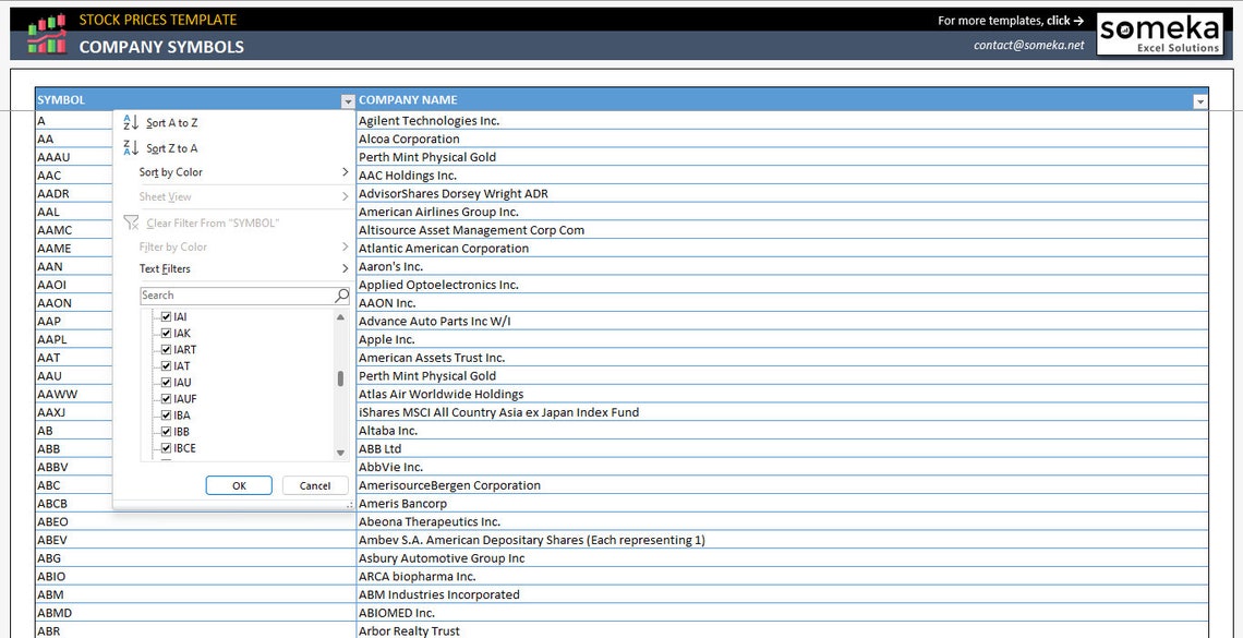 Excel Stock Price Calculator Realtime Stock Quotes Business Solutions
