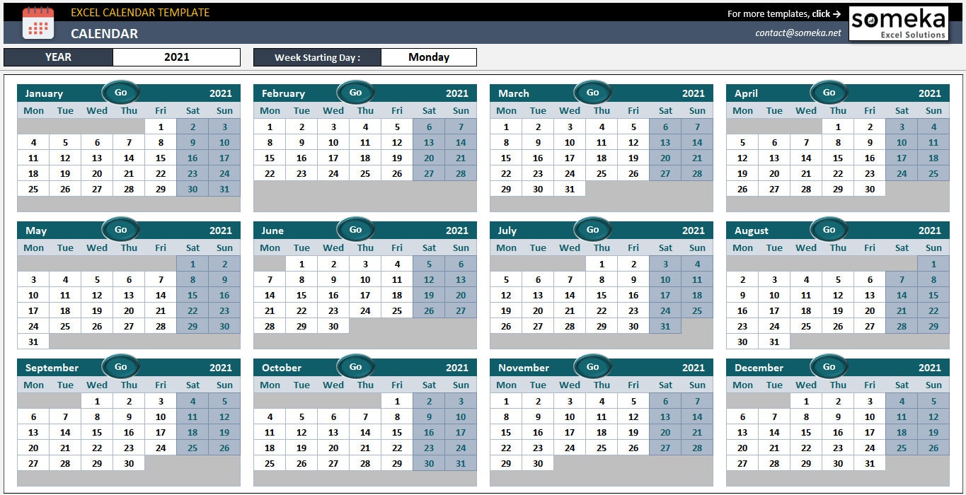 dCalendario = CALENDARAUTO com idioma em inglês - Guru do Excel e