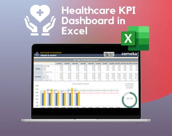 Healthcare KPI Dashboard: Excel Report Template