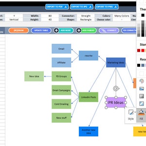 Mind Map Maker Map Maker Brainstorming Chart Maker Excel Templates ...
