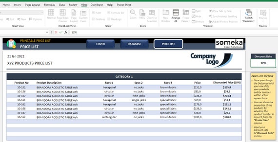 Price List Excel Template price-list-excel-template
