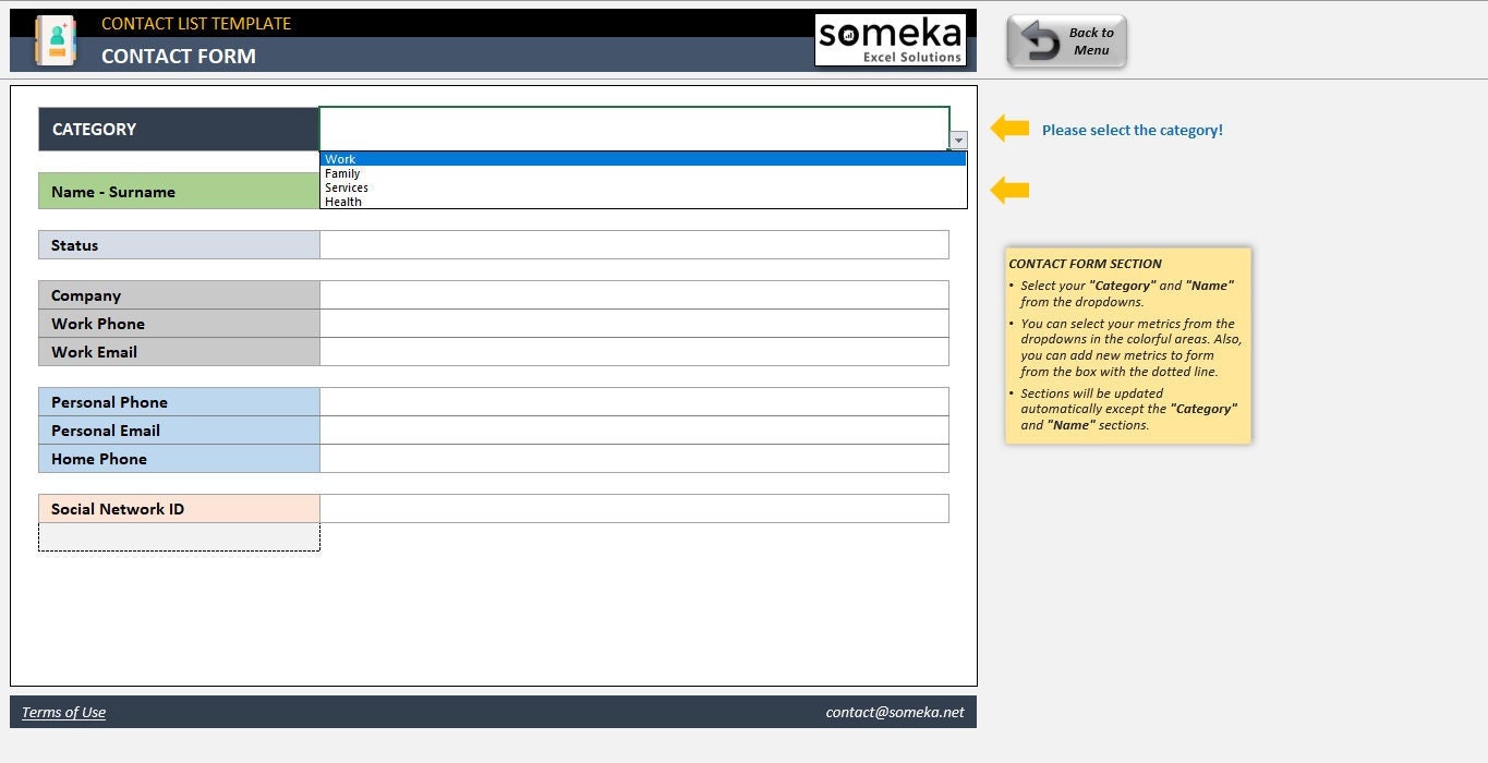 Sek excel