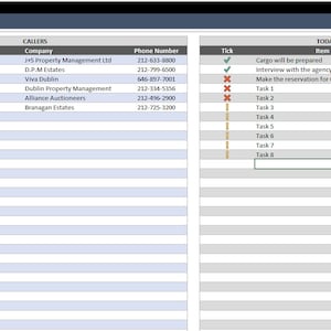 Printable Executive Assistant Daily Checklist