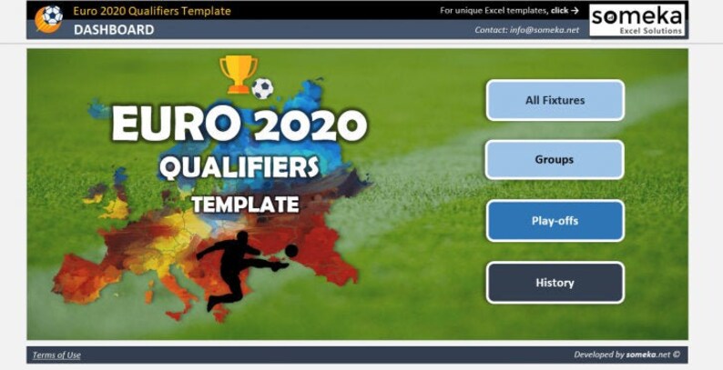 Euro 2020 Excel Schedule