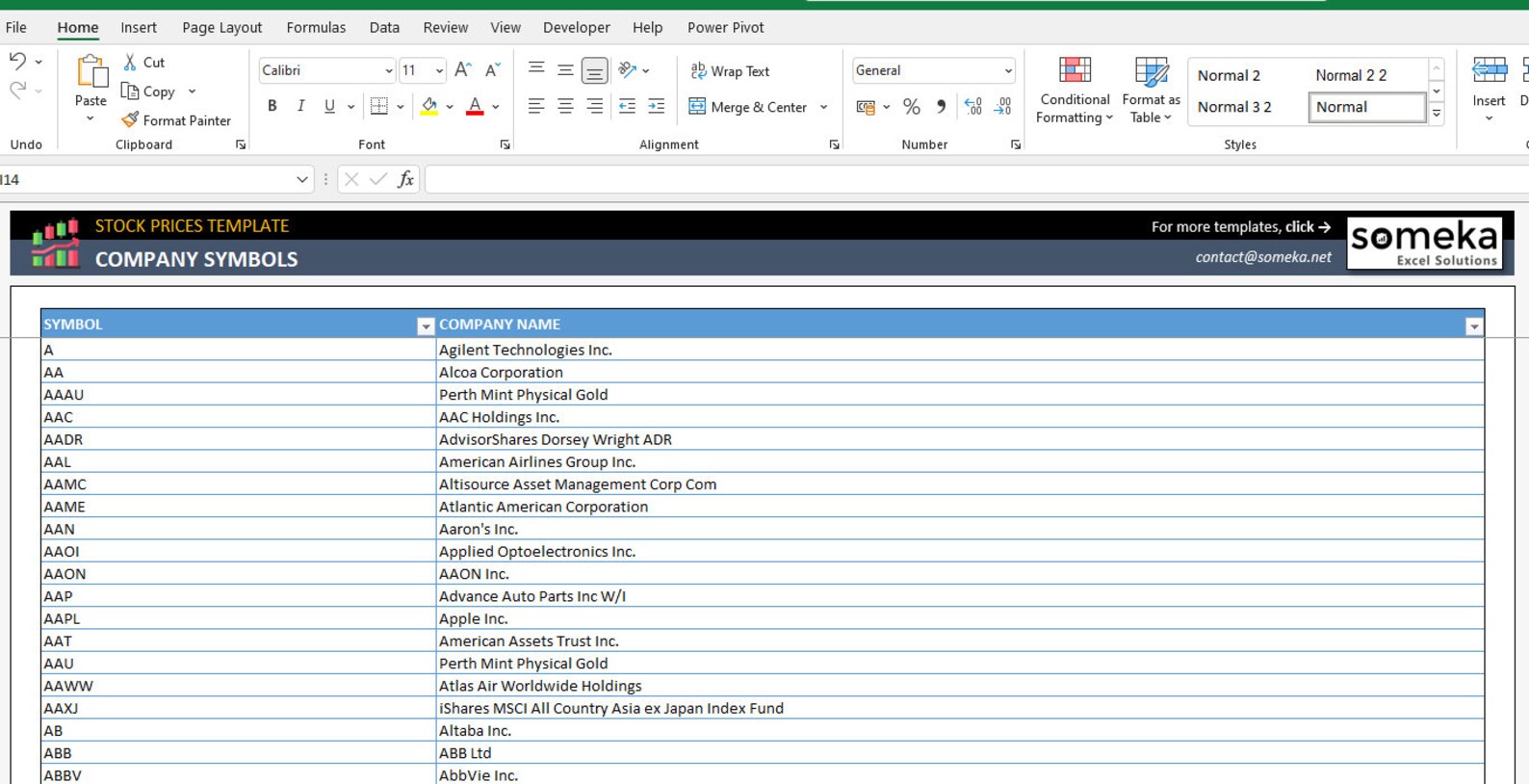 Excel Stock Price Calculator Realtime Stock Quotes Business Solutions