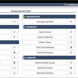 Business Plan Google Sheets Template | Summarize Key Drivers of Your ...
