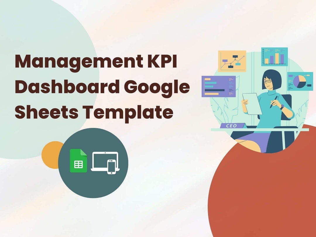 Management KPI Dashboard | Google Sheets Template | Dynamic Key ...
