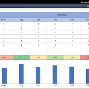 Decision Matrix Excel Template Dashboard 6