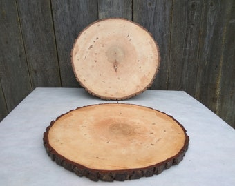 14&quot;-15&quot; Large Alder Wood Slice, 14-15 inch wood slice
