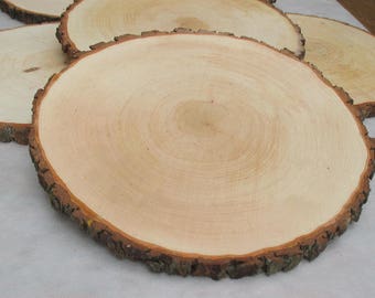 12"-13",Large Alder Wood Slice 12-13 inch,wood slice,wood slab,wood coaster,wood platter,Rustic Wedding Decor,Cake Stand,Wedding Centerpiece