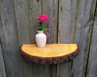 Wooden shelf, Floating shelf, Rustic wood shelf, approx. 18 inch shelf