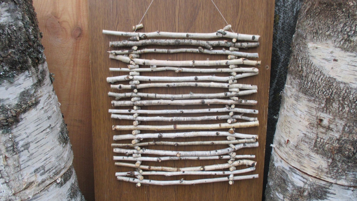 Birch branch decor wall decor Etsy