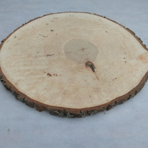 1213,Large Alder Wood Slice 12-13 inch,wood slice,wood slab,wood coaster,wood platter,Rustic Wedding Decor,Cake Stand,Wedding Centerpiece image 9