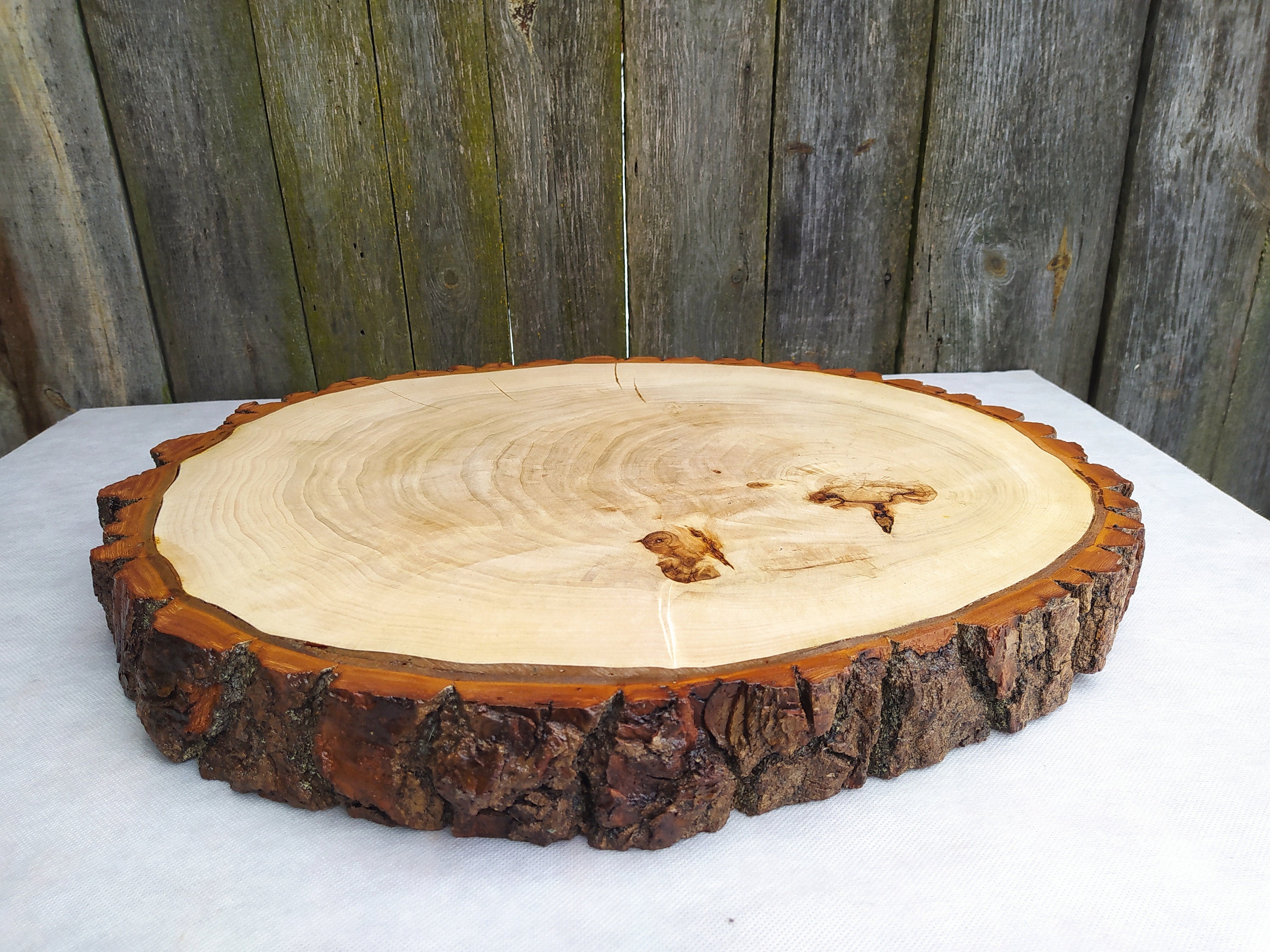 20 pc. 10 inch wood slabs wood slab centerpieces tree