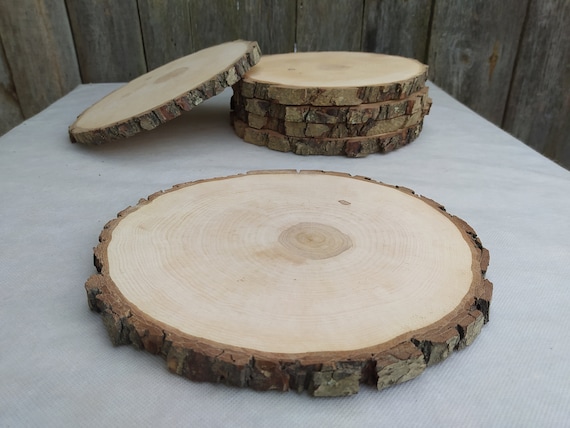 Set of 10-11 Inch Wood Slices, Wood Slabs, Wood Slice Centerpieces, Wood  Slab Centerpieces, Wood Slice Centerpieces, Rustic Wedding Decor 