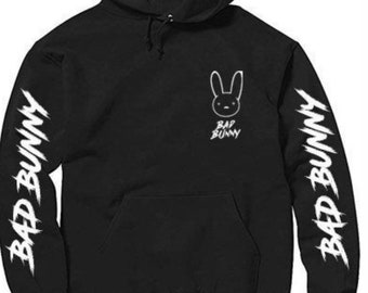Bad Bunny Hoodie Etsy