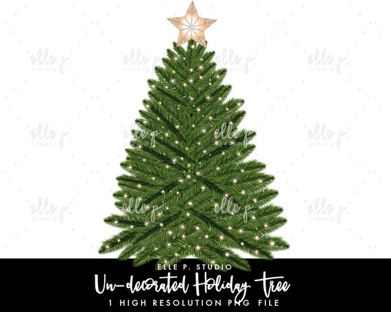 Blank Christmas/Holiday Tree Clipart /Holiday Tree Clipart | Etsy