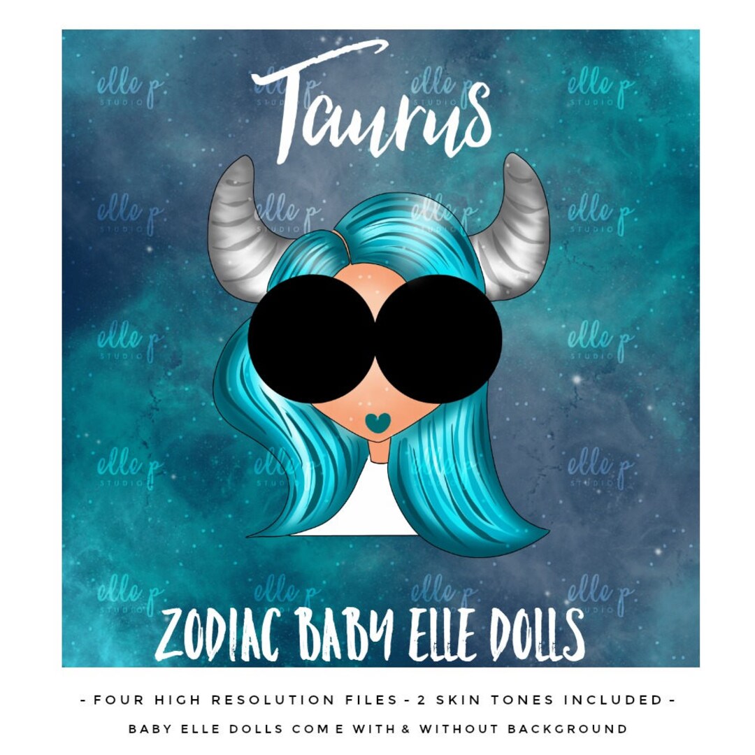 Taurus Sign Baby Elle Doll Zodiac Baby Elle Dolls Zodiac Clipart