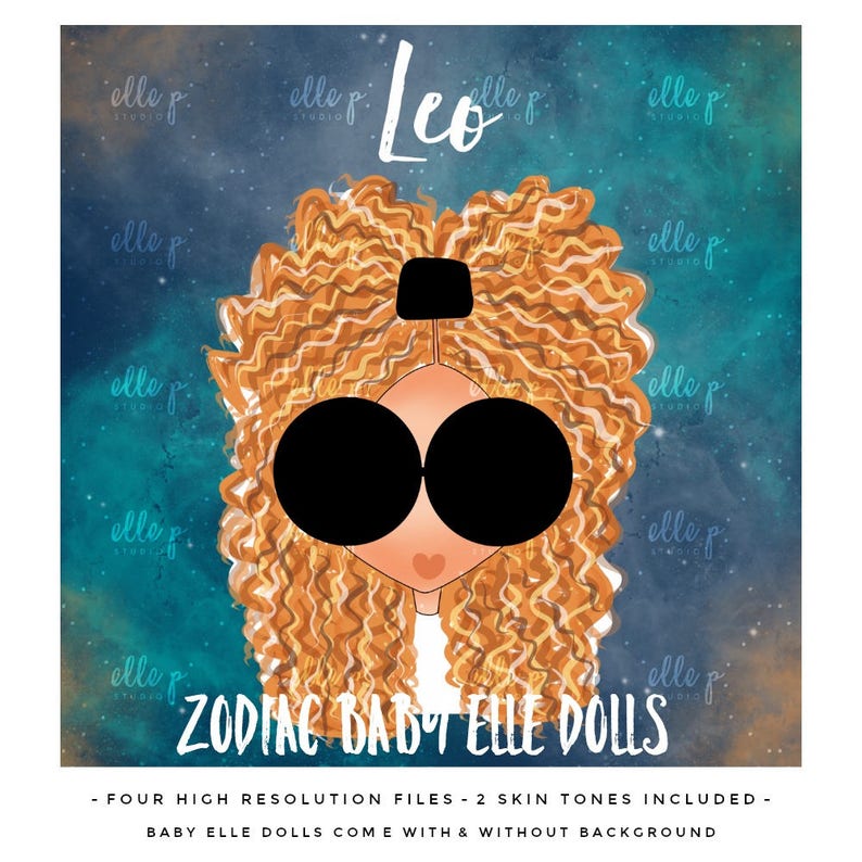 Leo Sign Baby Elle Doll Zodiac Baby Elle Dolls Zodiac Etsy