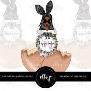 Easter Elle Doll - Easter Theme Clipart / Elle P. Doll / Easter Theme Art