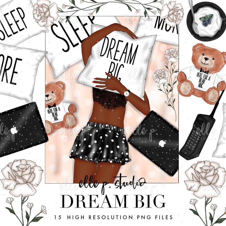 DREAM BIG Clipart Bundle Planner Clipart Bullet Journal Etsy Dream Big Clipart Bundle Planner Clipart Bullet Journal Etsy