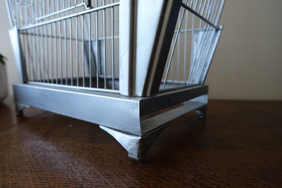 Petite Cage à Oiseaux Vintage Décorative En Métal