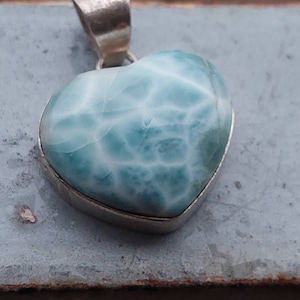Larimar Sterling Silver Pendant