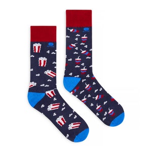 Popcorn Cinema Movie Socks
