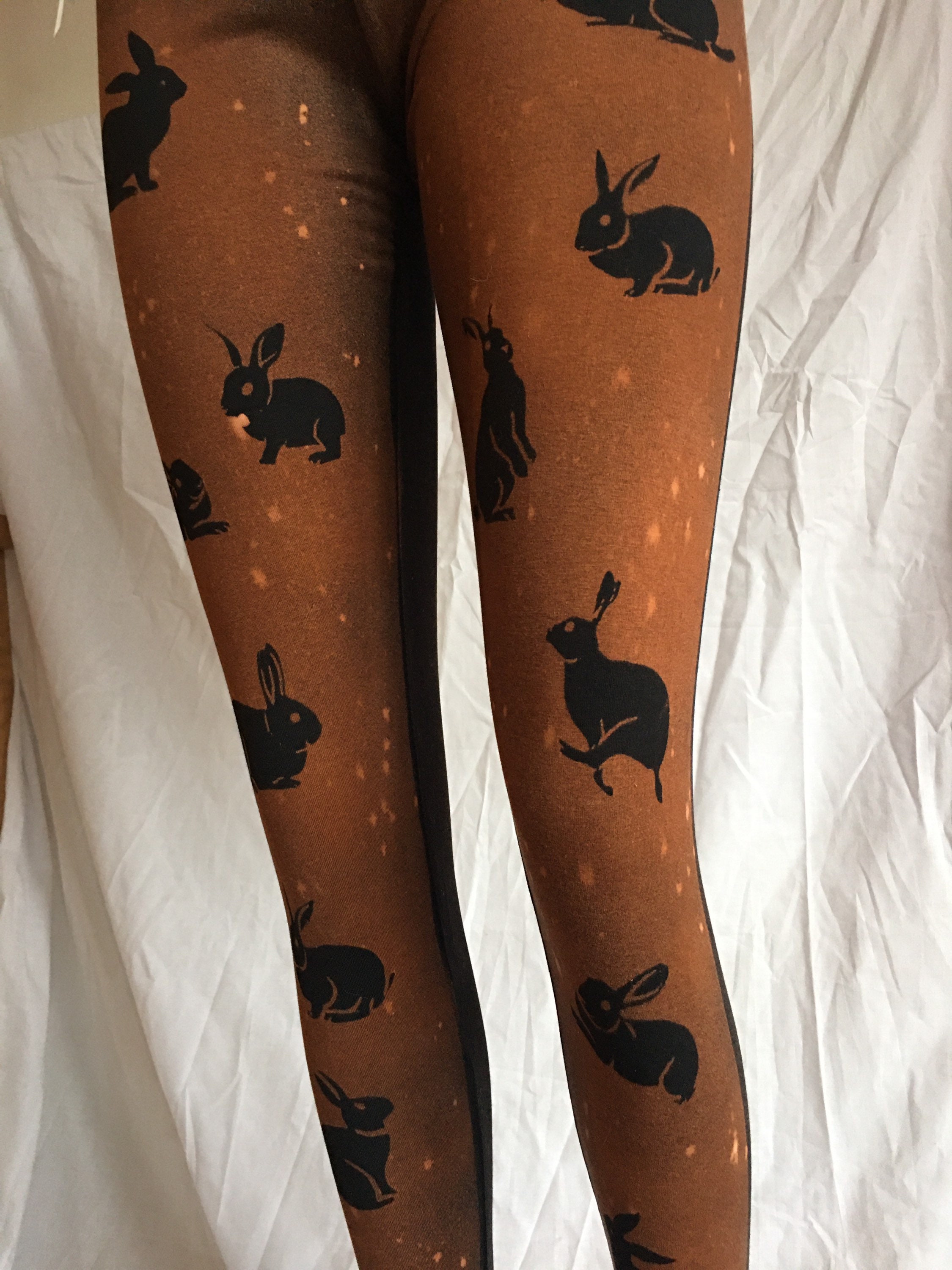 Funny Rabbit Leggings, Bunny Leggings, Rabbit Lover Gift, Bunny