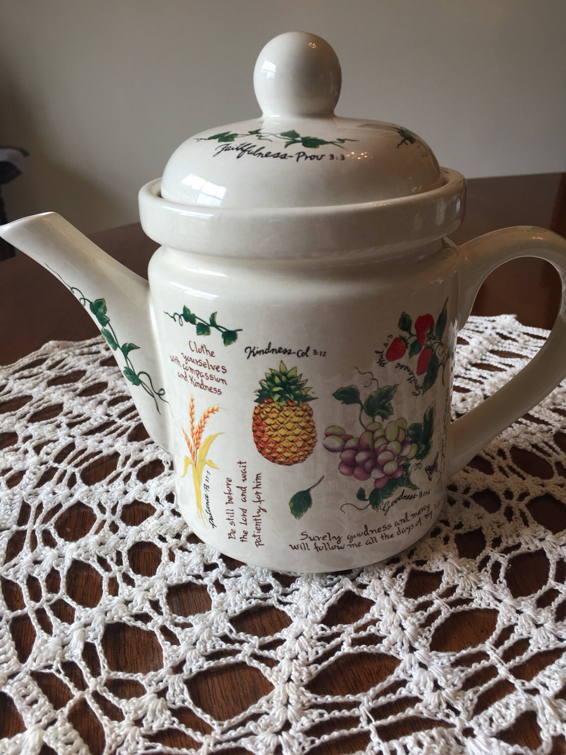 Psalms Teapot Proverbs Teapot Religious Teapot Faith Etsy New Zealand