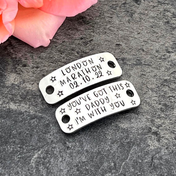 Buy London Marathon Trainer Tags Personalised Running Shoe Tag Marathon Running Gift Online in India Etsy