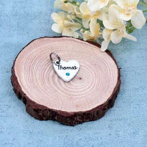 Additional heart tag for nanny grandma keyring with birthstone for previous customers only