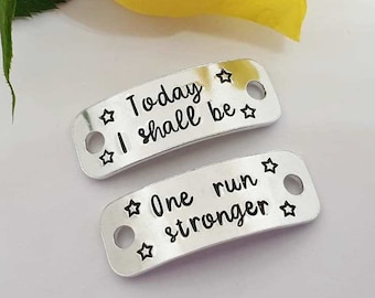 Personalised Running Shoe Tags, Marathon Runner Gift
