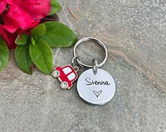 New Driver Keyring, First Car Gift,  Just Passed Personalised Keyring