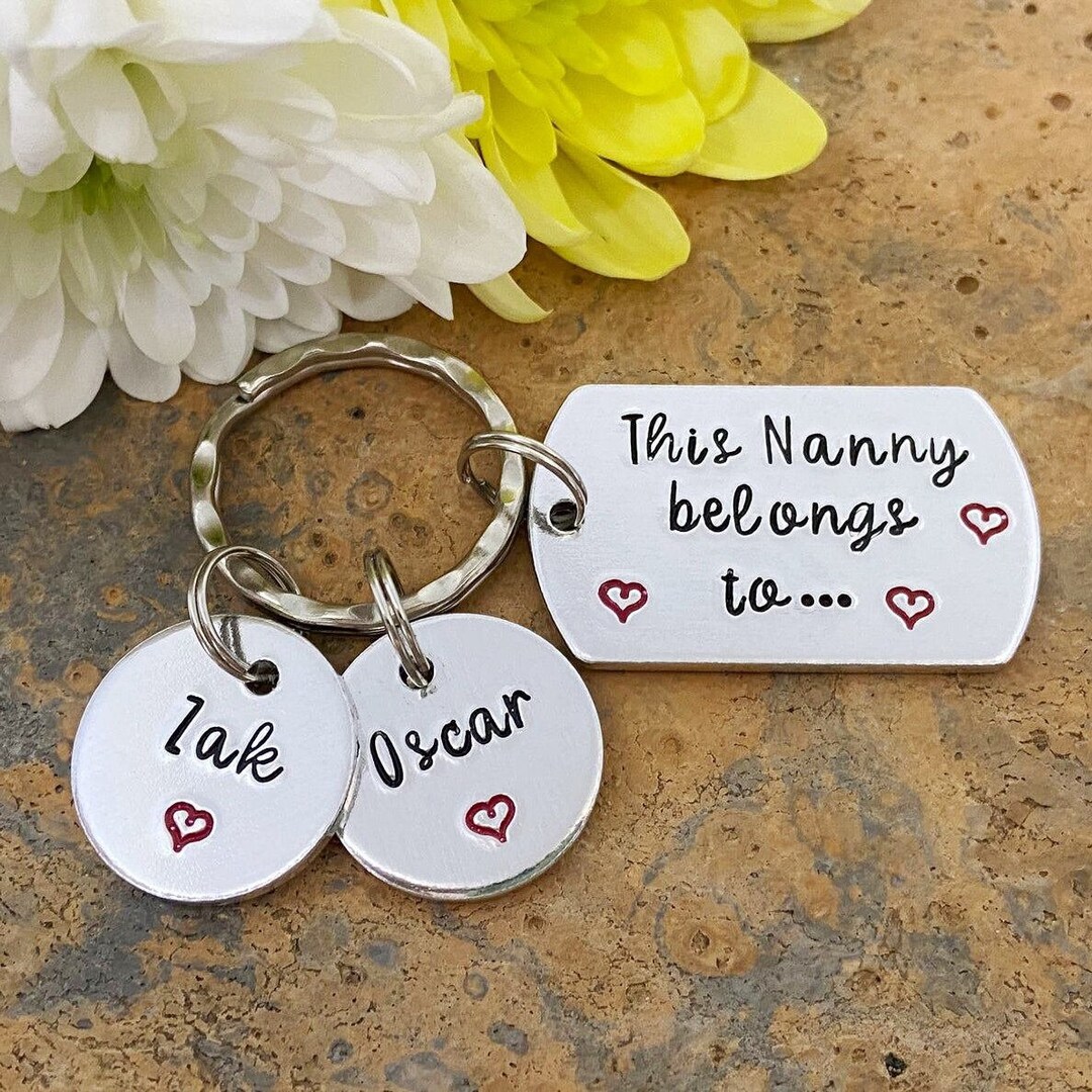 Personalised Gifts For Her Auntie Nanny Mummy Grandma Nana Women Keyring Gifts E - Foto 5