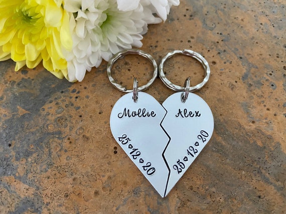 Relationship date best sale keyring