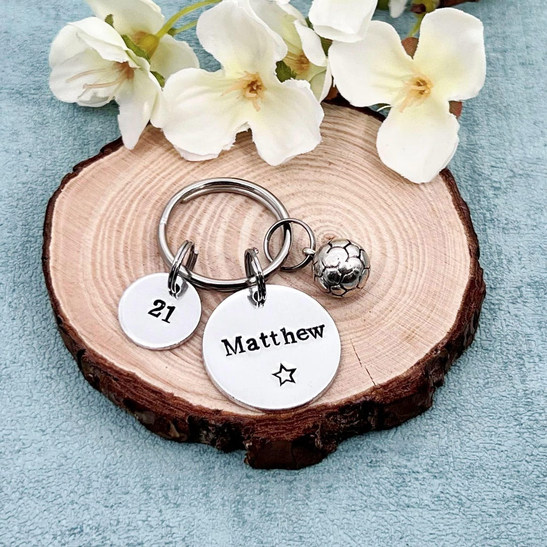 Men's Birthday Gift, Personalised Keyring for Him - Etsy