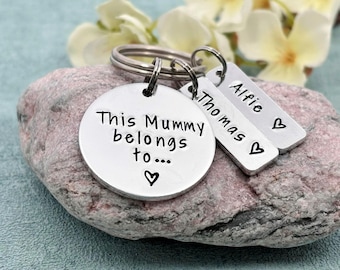 Mummy Keyring, This Mummy Belongs To, Personalised Mother's Day Gift